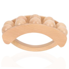 Mikinona Acupoint Massage Roller Wooden Massager for Shoulder Neck Back Body Handheld Roller Massager Manual Massage Tool Skin Care