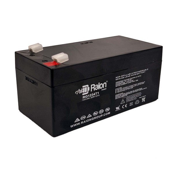 Raion Power 12V 3.4Ah Compatible Replacement Battery for Tempest TR3.2-12D