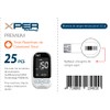 Xper Tiras Reactivas Premium de Colesterol Total XPER, 25 piezas
