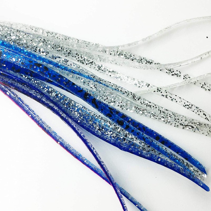 ANCLLO 30 Pieces Multicolor Soft Octopus Lures Squid Rock Baits