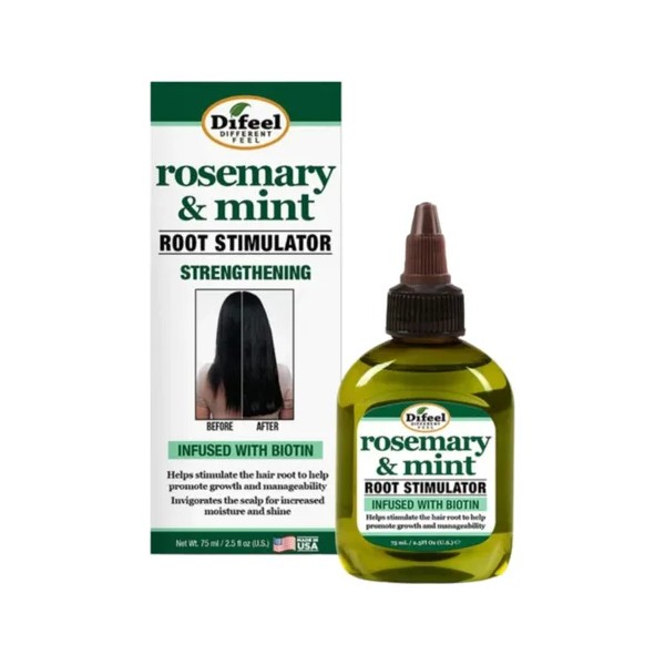 Difeel Rosemary Mint Aceite Estimulador De Raiz 75 Ml