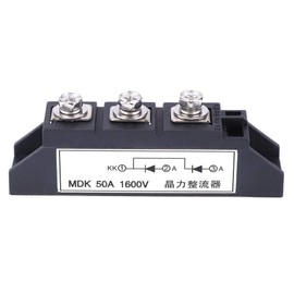 Photovoltaic Block Diode,Photovoltaic Anti Reverse Rectifier MDK 50A 1600V Bridge Diode Rectifier Module