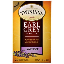 Twinings Tea, Earl Grey Lavender, 20 Count (Pack of 6)