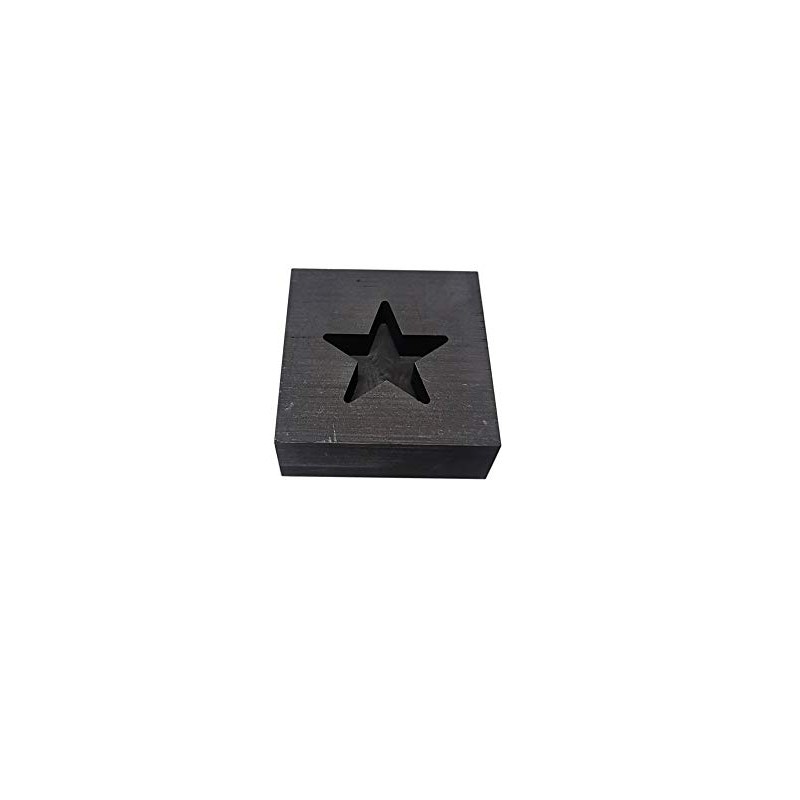 OTOOLWORLD Star Graphite Casting Ingot Mold Metal Refining Scrap Gold