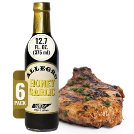 ALLEGRO - The Marinate Everything Marinades | Perfect Marinades for Meat & Veggies | Marinade for Grilling, Roasting & Cooking | Versatile, Flavorful & Easy to Use | 12.7 Oz (Pack of 6) - Honey Garlic