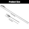 2Pcs Extendable Fork, Stainless Steel Telescopic Forks With Long Handle,
