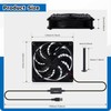 GeeekPi 120mm USB PC Fan 5V with L/M/H 3-Degree Speed