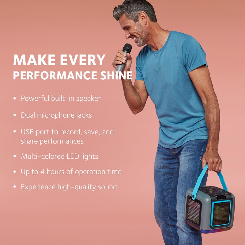 Singing Machine Karaoke System for Adults & Kids with Wireless