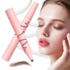 Microblading Eyebrow Pencil, 2025 New Waterproof 4 Tip Eyebrow Pen for Natural Brows, Long-lasting Fine Stroke Magic Eye brow Pencil for Women (1#Light Brown)