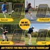 3.7 x 4.8FT Soccer Baseball Rebounder Net, Softball Lacrosse Pitch