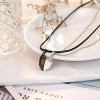 Patry 2 Collar Pareja Medio Corazón Metal Magnético Imán