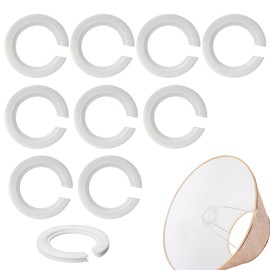 10PCS Lampshade Reducer Ring E27 to E14 Made of Solid Plastic Lamp Shade Reducer Ring Durable not Easy to Deform e14 to e27 Adapter Widely Applicable to Almost All Types of Screw E14 to E27 Lampshade