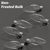 CYLYT 20-Pack E12 Candelabra Light Bulbs 25W Warm White 2500K,