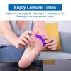 ZaxSota Toe Separators for Bunion Pedicure, Gel Material Toenail Dividers,