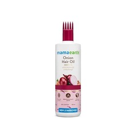 Aceite capilar de cebolla Mamaearth | Aceite anti caída y control de la caída del cabello natural y orgánico con Redensyl | para cabello teñido y todo