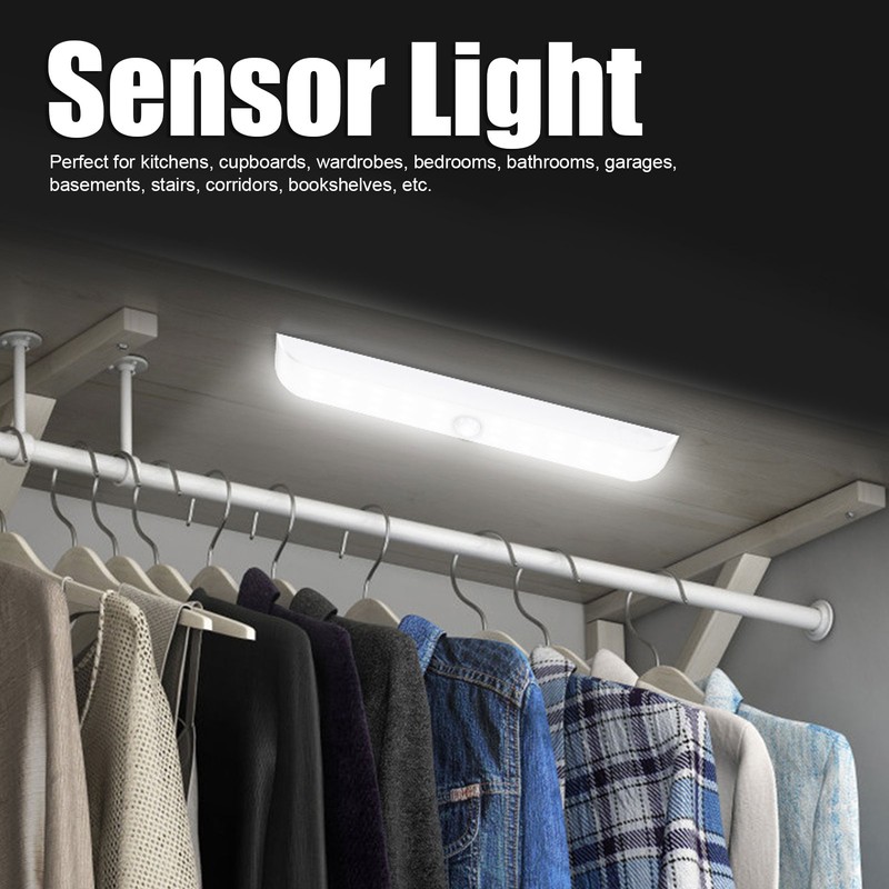 LED Motion Sensor Light Wireless Adhesive Type Cupboard Wardrobe Closet