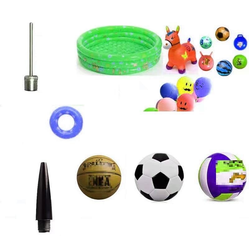 LORJE Exercise Ball Plug Replacement Kit with Needle, Nozzle, and