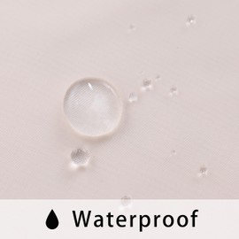 BONZER Sheer Outdoor Curtains for Patio Waterproof - 2 Panels Wide Grommet Indoor Voile Curtains for Living Room, Bedroom, Porch, Pergola, Cabana, 100 x 84 inch, Blush