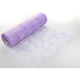Sizoweb Table Runner in Various Colours, 30 cm Wide, 5 or 20 m Long, 20 m, Lilac 5300