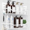 Kitsure Shower Caddy Large - Adhesive Shower Organizer, Stainless Steel