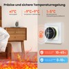 MIUCDA Smart Thermostat Water Underfloor Heating WiFi Rotary Knob Room