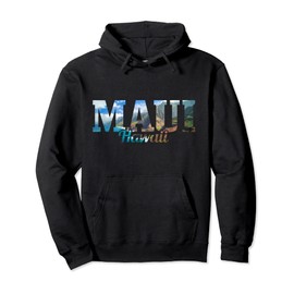 Maui Hawaii Hawaiian Islands Surf Surfing Surfer Gift Pullover Hoodie