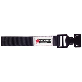 MCR Safety GCB Nickel Gloves Utility Clip with Nylon Strap, Black,Large