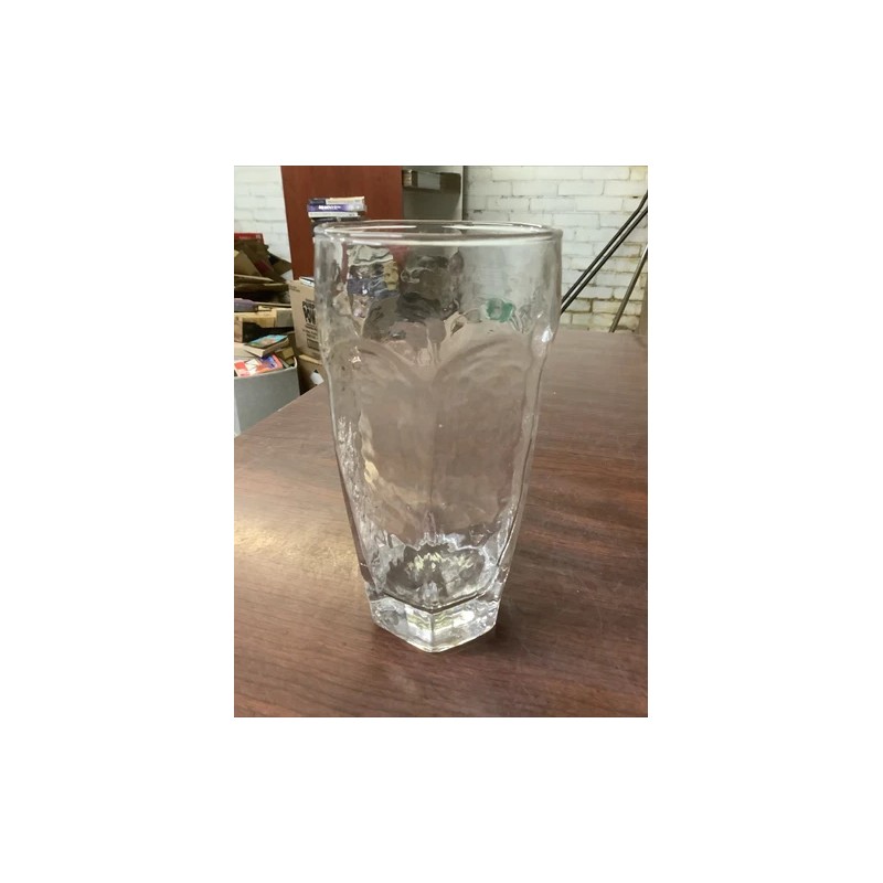 Libbey VTG LIBBEY CHIVALRY 6" Textured Clear Beverage Drinking Glass