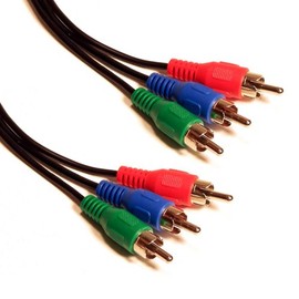 kenable RGB Component Video Lead 3 Phonos To 3 RCA Phono Cable 1m [1 metres]