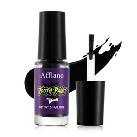 Colore dei denti nero, dente di blackout professionale per SFX, Halloween, cosplay teatrale giapponese sposa tooth Paint Makeup | Lunga durata ad asciugatura rapida, sicuro per effetti speciali