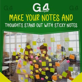 Nice Style Sticky Note Cube (450 Sheets/Cube) - 76 x 76 mm, Neon/Assorted Colours