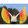 Winged Sirenny 70" Worship Angel Wing Silk Flags with Flex