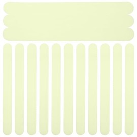 Hemoton Cinta Antideslizante para Escaleras 7.87X0.78 Pulgadas 24 Piezas Tiras Reflectantes Brillan En La Oscuridad Cinta De Seguridad para Pisos Interiores Y Exteriores