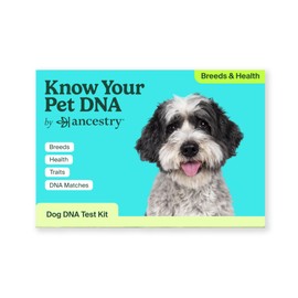 AncestryDNA Know Your Pet DNA: Dog DNA Breed Identification Test, Dog Health Screening, Genetic Traits, DNA Matches, Dog DNA Test