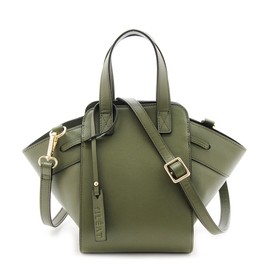 FIRANO FL102464 Fileat Filano Women's Handbag, Genuine Leather Hammock, Khaki