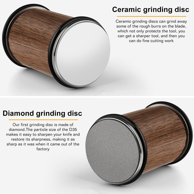 Rolling Knife Sharpener Kit, Roller Knife Sharpener with Industry Diamonds