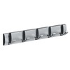 Thickened Invisible Hook 5 Hook Wall Mounted Coat Rack Folding