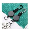 2 Pack Retractable Keychain,Heavy Duty Carabiner Badge Holder Retractable Badge