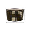 Lampshade Oval Shaped Hollow Metal Carved Compatible E27 E14 Caliber