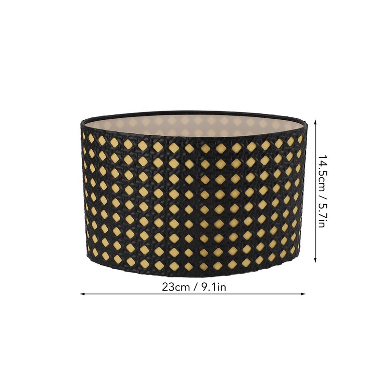 Lampshade Oval Shaped Hollow Metal Carved Compatible E27 E14 Caliber