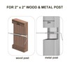 50 Pack Cable Railing Kit, 1/8" Stainless Steel Invisible Cable