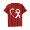 Stroke Awareness Heart Stroke Survivor Warrior Brain Attack T-Shirt