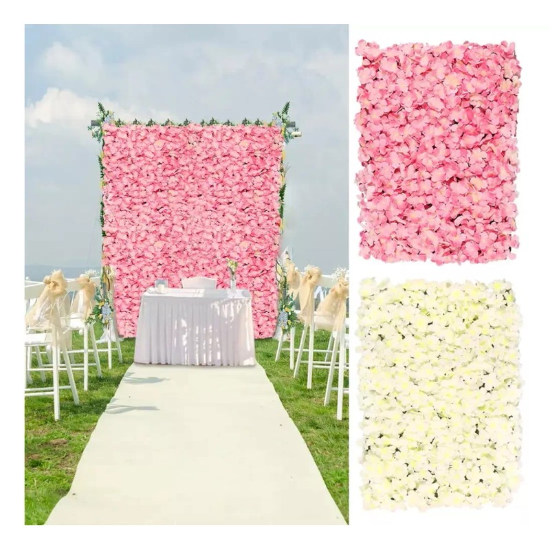 TENDER LIHOME 4 Muro De Flores Artificiales Panel Decoración Pared