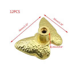Savagrow 12PCS Butterfly Drawer Knobs, Zinc Alloy Pulls Knobs for Drawer Cabinet Door Wardrobe Storage Cabinet Handle