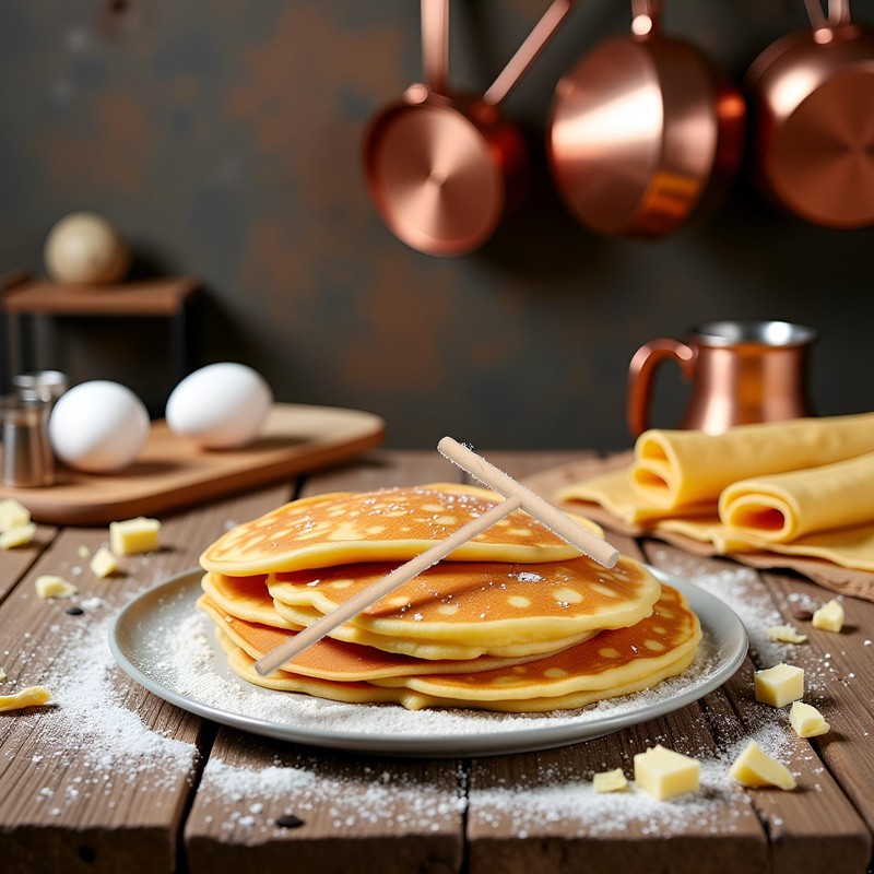 Htppzjr 1 PC Wooden T Shape Crepe Maker Pancake Spreader