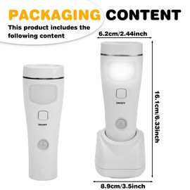 GAOUTO Nachtlicht Taschenlampe, Orientierungs-LED-Licht und Taschenlampe, LED Steck Induktionstaschenlampe,Wiederaufladbare Wandmontierte Sensorlicht Taschenlampe,Notlampe für Innen-und Außenbereich