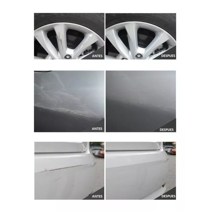 TechMel Nano Tec Quita Rayones Arañasos Oxido Carro Rines Autos