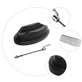 BIUDECO Bike Wheel Support Pad 2pcs Front Wheel Riser Blocks Stabilize Bicycles Non-Slip for Indoor Cycle Trainer