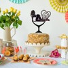 Decoración de 60 pasteles con purpurina para niñas y niñas,