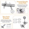 2 Pack Mortice Door Bolt with 2 Star Key, Internal